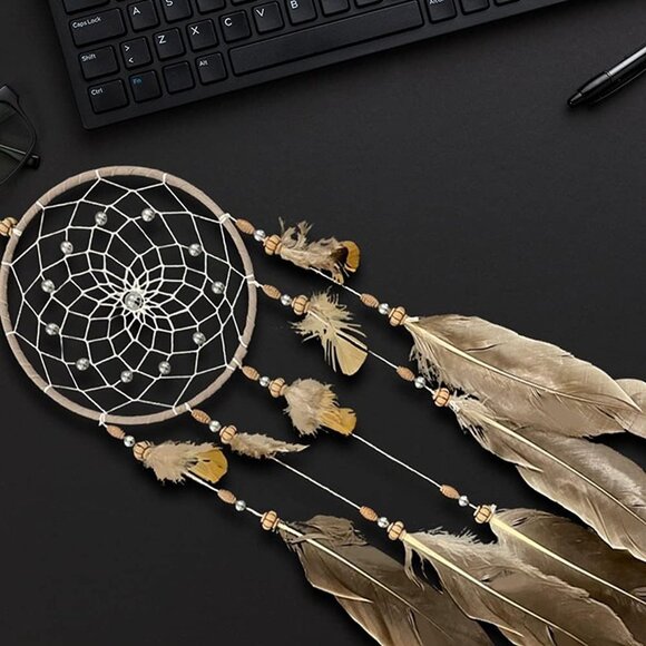 NEW Dream Catchers Handmade Feather Native Home Wall Decoration - Picture 6 of 9